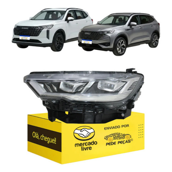 Farol Sinaleira Haval H6 2023 24 25 2026 Full Led L.e Esquerdo/motorista