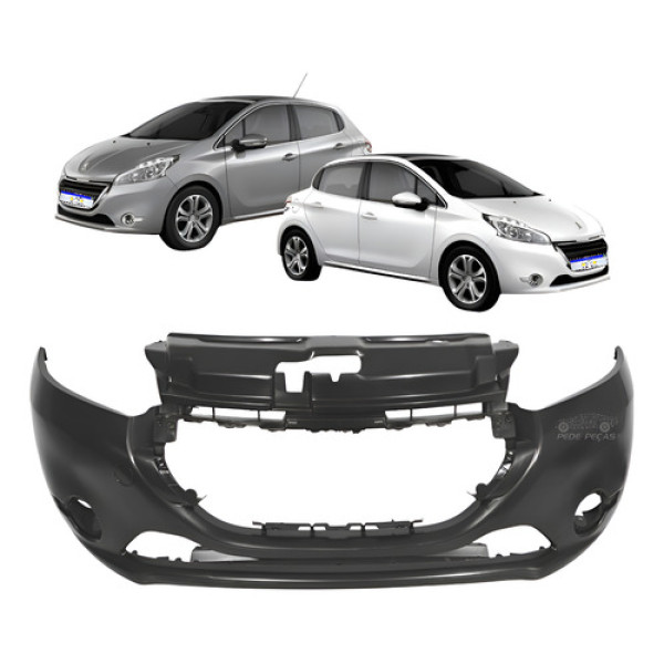 Parachoque Peugeot 208 2013 2014 2015 2016 Preto