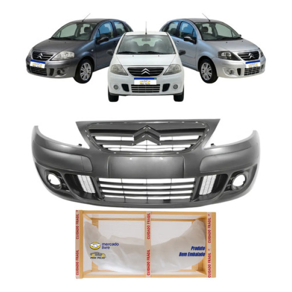 Parachoque Citroen C3 2003 2004 2005 2006 2007 2008 A 2012 Preto