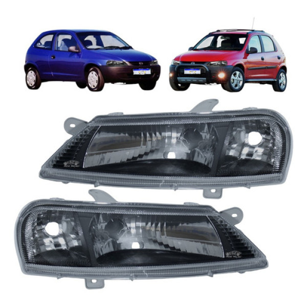 Par Farol Chevrolet Celta 2000 2001 2002 A 2006 Life Super Ambos Lados