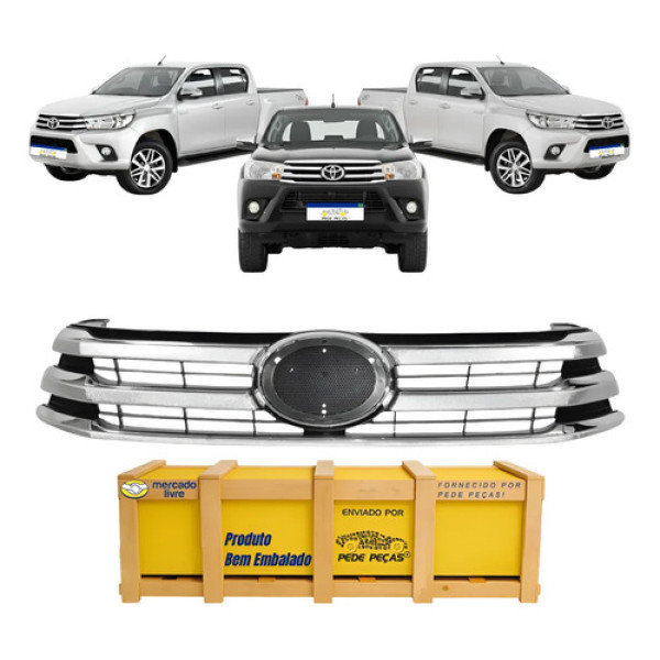 Grade Toyota Hilux 2016 2017 2018 Sr Srv Srx Cromada Cromado