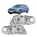 Par Farol Audi A3 2000 2001 2002 2003 2004 A 2006 Cromado Ambos Lados