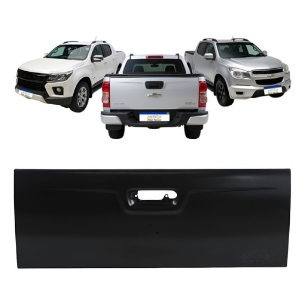 Tampa Traseira Chevrolet S10 2012 A 2016 Lt Ltz Ls Advantage Preto