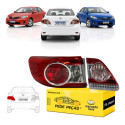 Par Lanterna Canto Tampa Toyota Corolla 2012 A 2014 S/led Le Esquerdo/motorista Vermelho/rosa