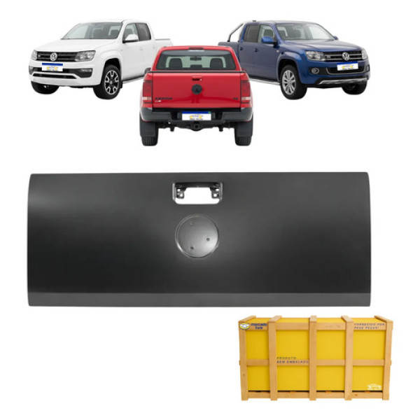 Tampa Traseira Amarok 2010 11 12 13 14 15 16 17 18 19 A 2026 Preto