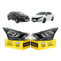 Par Farol Sinaleira Nissan Versa 2021 2022 2023 24 25 2026 Ambos Lados