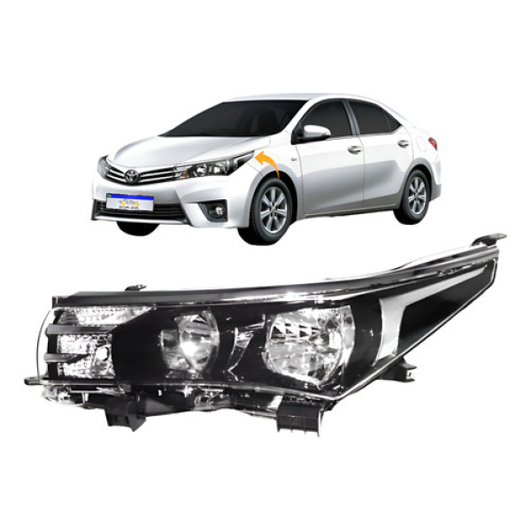 Farol Toyota Corolla 2015 2016 2017 Dianteiro Novo L.e - Esquerdo