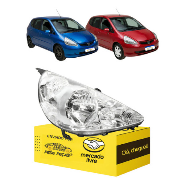 Farol Sinaleira Fit 2003 2004 2005 2006 2007 2008 L.d Direito/passageiro