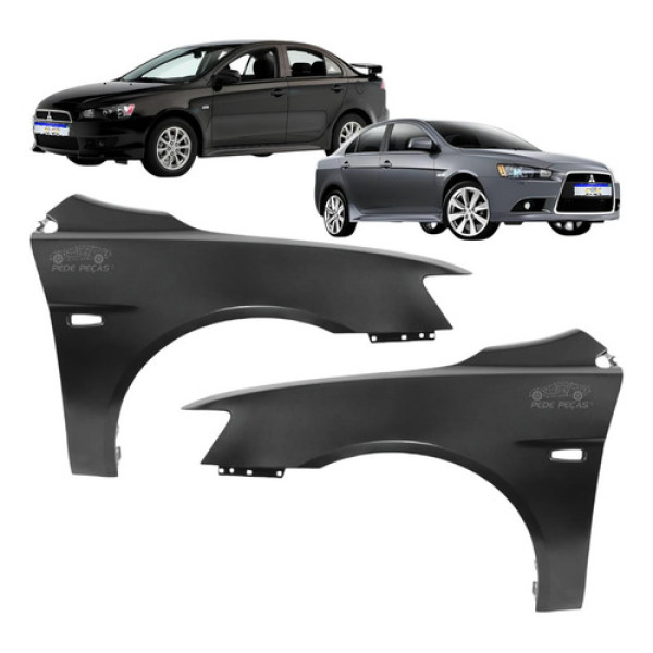 Paralama Lancer Mitsubishi 2011 2012 2013 2014 A 2019 Novo