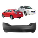 Parachoque Traseiro Nissan Sentra 2008 A 2012 S/ Furo Sensor
