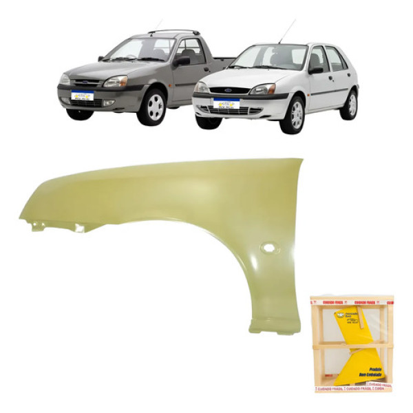 Paralama Esquerdo Ford Fiesta Courier 2000 01 02 A 2012 2013