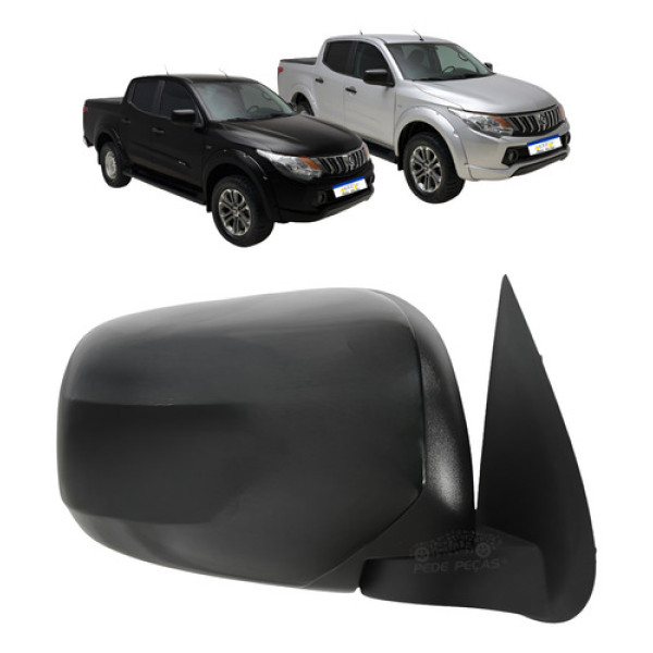 Retrovisor Manual Mitsubishi Triton 2016 2017 A 2022 S/pisca