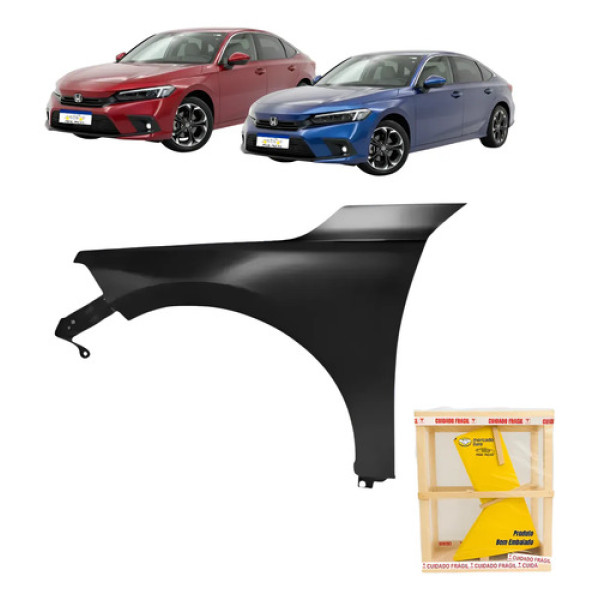 Paralama Honda Civic G11 Híbrido 2023 24 2025 Le