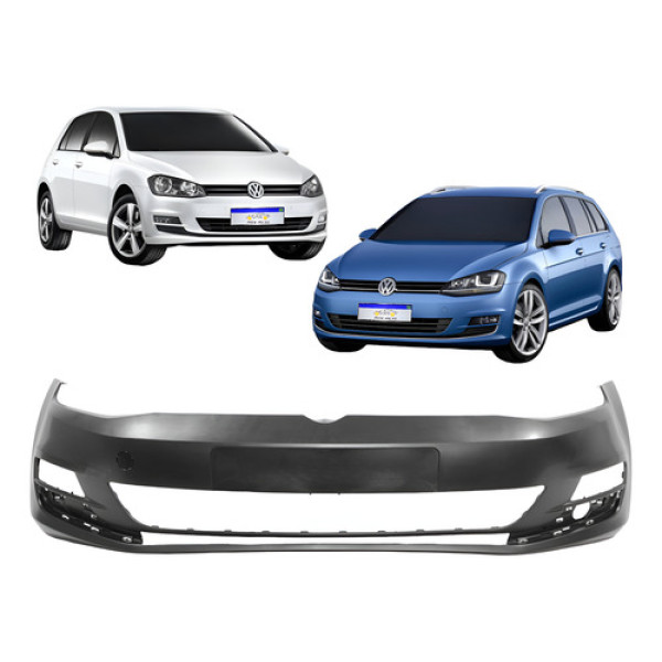 Parachoque Dianteiro Volkswagen Golf 2014 2015 2016 2017  Preto