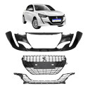 Kit Parachoque Peugeot 208 2020 21 A 24 Grade Friso Preto