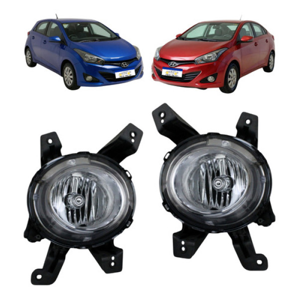 Cibie Hyundai Hb20 2019 2020 2021 2022 Par Com Globo Optico