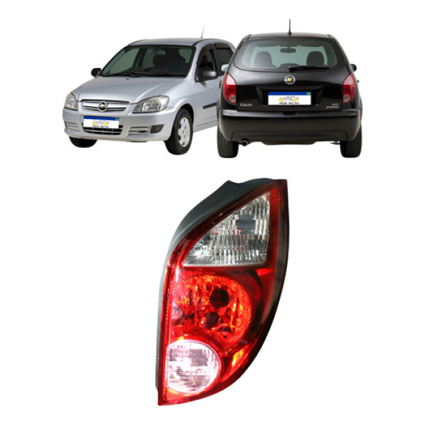 Lanterna Direita Chevrolet Celta 2007 2008 A 2016 Ré/rosa Direito/passageiro Direito
