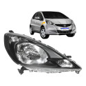 Farol Honda Fit 2013 2014 Mascara Negra Lado Direito Novo
