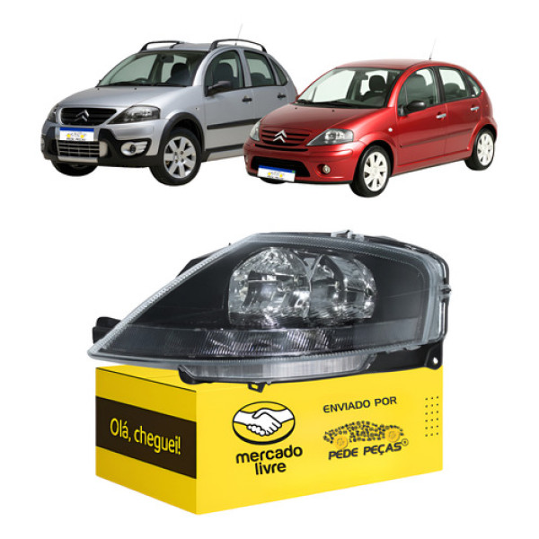 Farol C3 2003 2004 2005 2006 2007 2008 A 2012 L.e Esquerdo