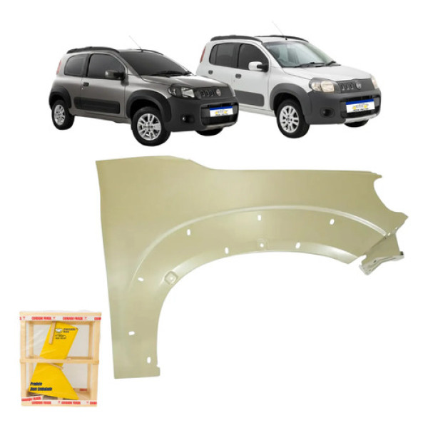 Paralama Fiat Uno Way 2011 2012 2013 2014 L.d Novo
