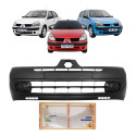 Parachoque Renault Clio 2003 A 2006 C/moldura Texturizada Preto Liso E Texturizado