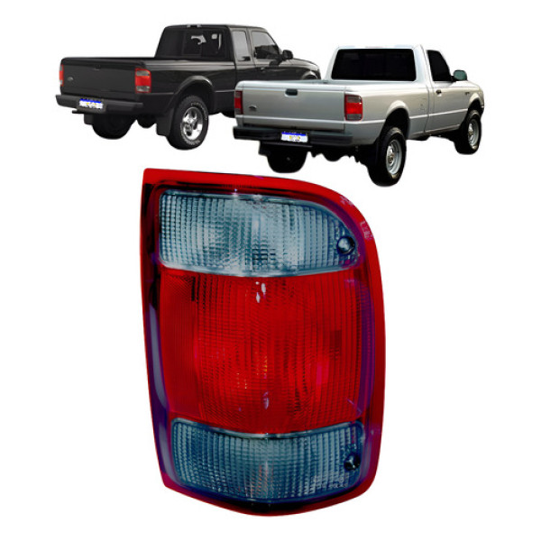 Lanterna Ford Ranger 1998 1999 2000 2001 2002 A 2004 Fume Ld Direito/passageiro Fumê