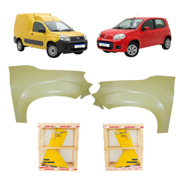 Par Paralama Uno Attractive 2011 A 2014 Fiorino 2014 A 2021