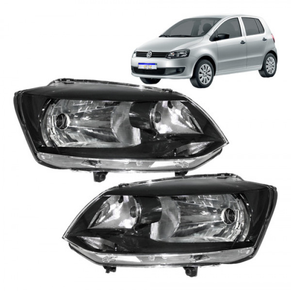 Farol Volkswagen Fox 2011 2012 2013 2014 Foco Simples 