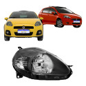 Farol Punto 2007 2008 2009 2010 2011 2012 Mascara Negra Ld Direito/passageiro