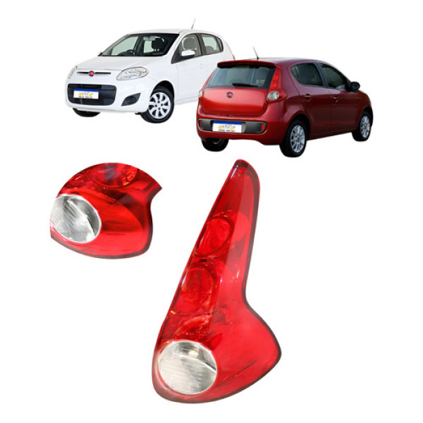 Lanterna Direita Palio 2013 2014 2015 2016 2014 2018 2019 Direito/passageiro Vermelho