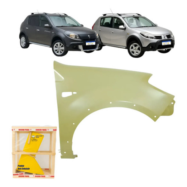 Paralama Renault Sandero Stepway 2008 2010 2012 2014 Ld