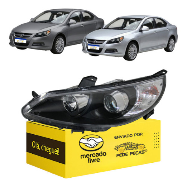 Farol Sinaleira Jac J5 2011 2012 2013 2014 Manual Novo L.e Esquerdo/motorista
