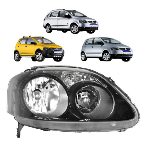 Farol Fox Spacefox Crossfox 2003 2004 2005 2006 07 08 09 Ld Direito