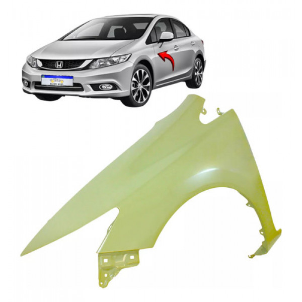 Paralama Honda Civic 2012 2013 2014 2015 2016 Dianteiro Le