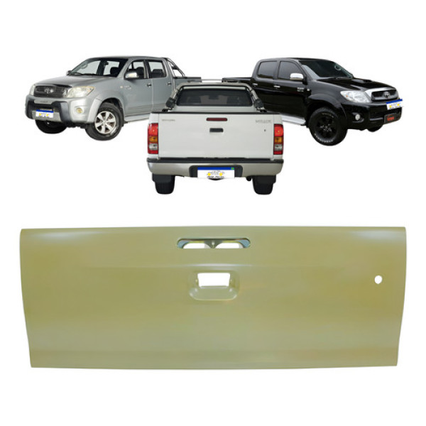 Tampa Traseira Toyota Hilux C/f Chave 2009 2010 2011 Cinza Tampa Traseira Toyota Hilux C/f Chave 2009 2010 2011 Cinza