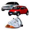 Farol Ford Ka 1997 1998 1999 2000 2001 2002 A 2007 Ambar Le Esquerdo/motorista