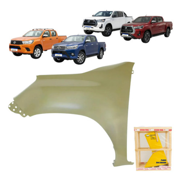 Paralama Toyota Hilux 2016 2019 2022 A 2026 Sr Srv Srx Le