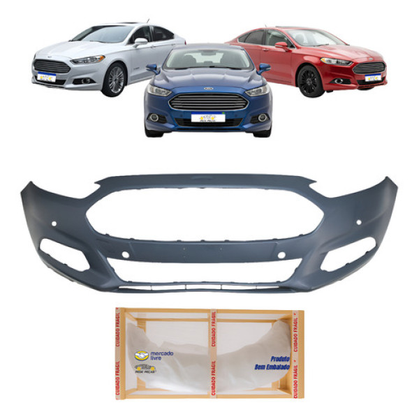 Parachoque Dianteiro Ford Fusion 2013 2014 2015 2016 Novo Cinza