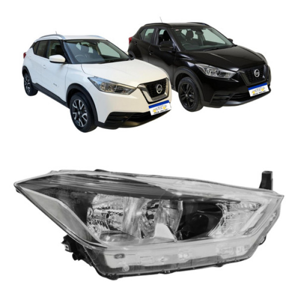 Farol Nissan Kicks 2017 2018 2019 2020 2021 Novo