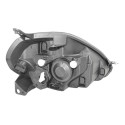 Farol Punto 2007 2008 2009 2010 2011 2012 L.e Cromado Manual Esquerdo/motorista
