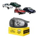 Farol Gm Corsa 1996 97 98 99 00 01 A 2010 Máscara Negra Ld Direito/passageiro