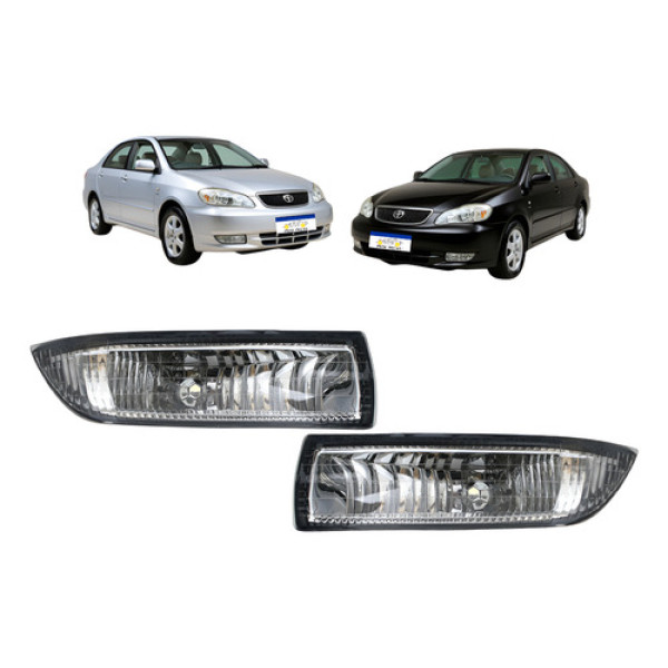 Par Farol Milha Corolla 2002 A 2004 Fielder 2005 A 2008 Novo