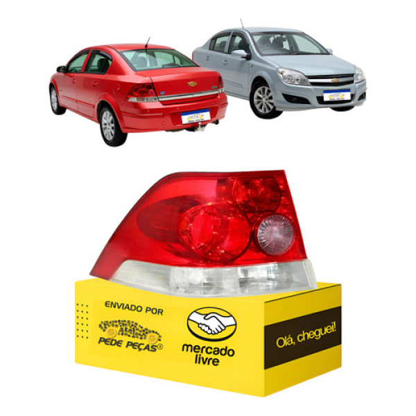 Lanterna Sinaleira Vectra Sedan 2006 2007 08 09 10 2011 L.e Esquerdo/motorista Vermelho