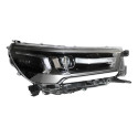 Par Farol Hilux 2021 22 23 24 25 2026 Full Led Moldura Cinza Direito