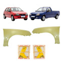 Paralama Ford Fiesta Courier 2000 01 02 A 10 11 12 2013 Par