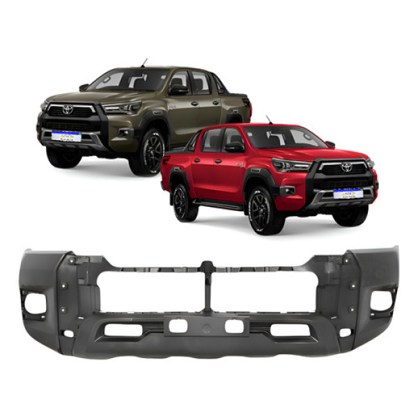 Parachoque Toyota Hilux Rocco Conquest 2022 2023 2024 Novo Preto