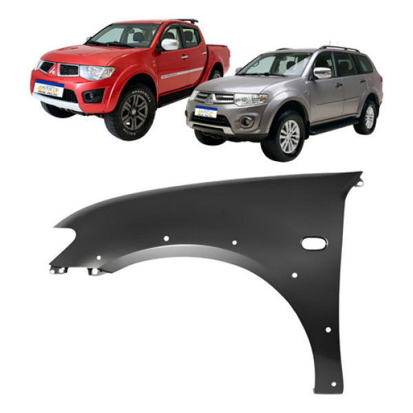 Paralama Dianteiro L200 Triton Darkar Pajero 2007 A 2018 Le