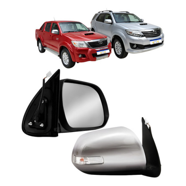 Retrovisor Le Toyota Hilux 2012 A 2015 Elétrico C/pisca  Esquerdo