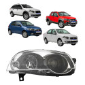 Farol Fiat Strada 2009 A 2020  Siena 2009 A 2012 Direito  - Direito/passageiro