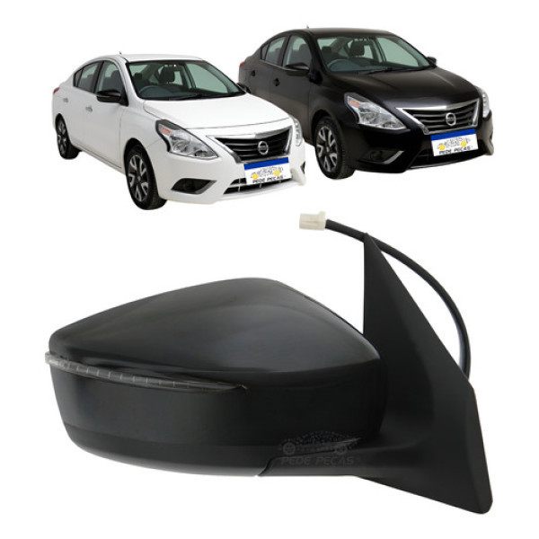 Retrovisor Nissan Versa 2020 2021 2022 Elétrico C/pisca 
